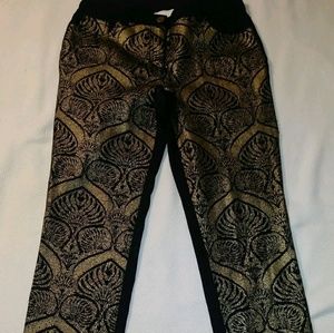 Chicos 0 Sequin Skinny Stretch Pants Women's ankle